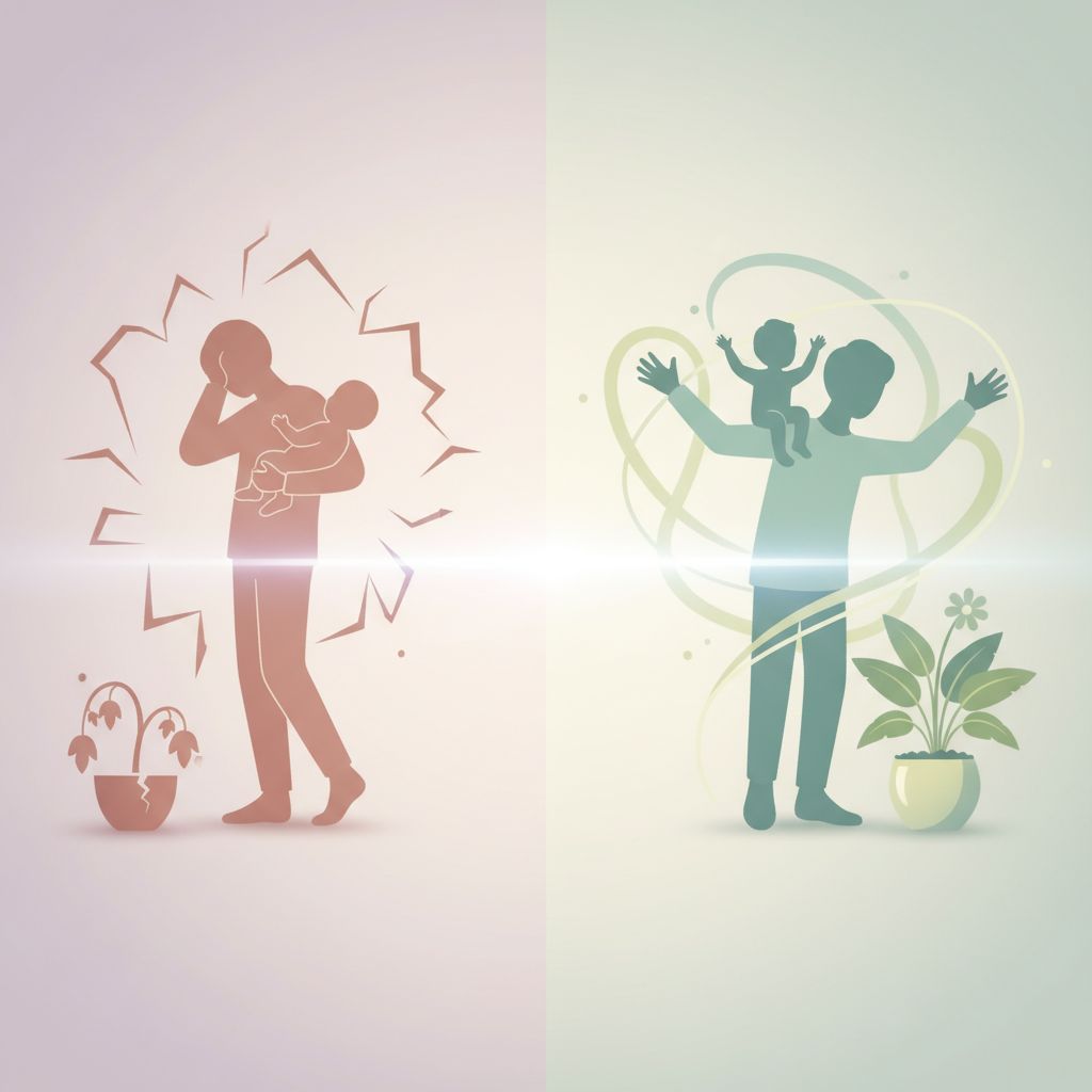 A graphic illustration showing three distinct government benefit icons for parents – a baby with a coin, a family with a checkmark, and a gift box, representing core childcare subsidies.