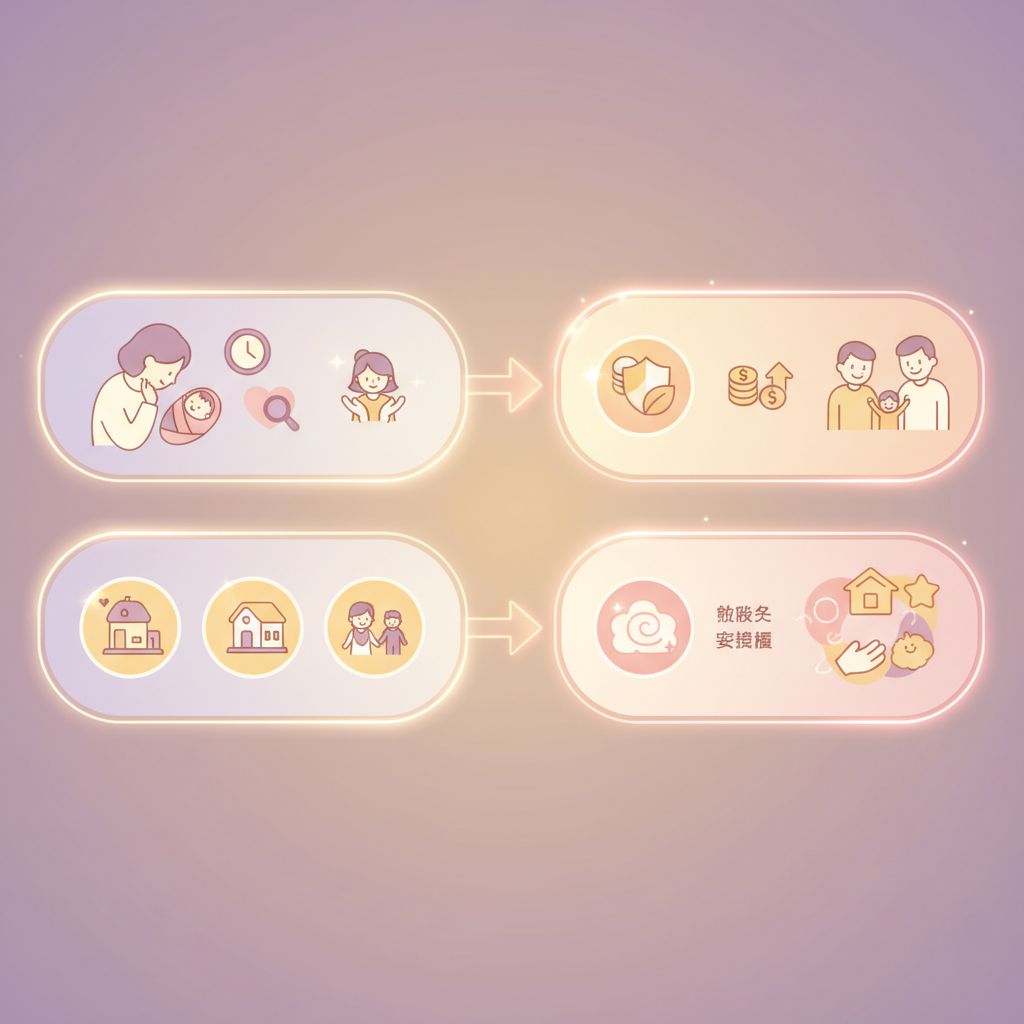 A supportive family embracing, showing care and connection